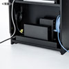 CB-BOXM1BK ケーブル&タップ、ルーター収納ボックス(ブラック) CB-BOXM1BK / ケーブル&タップ、ルーター収納ボックス(ブラック)