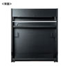 CB-BOXM1BK ケーブル&タップ、ルーター収納ボックス(ブラック) CB-BOXM1BK / ケーブル&タップ、ルーター収納ボックス(ブラック)