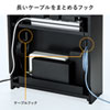 CB-BOXM1BK ケーブル&タップ、ルーター収納ボックス(ブラック) CB-BOXM1BK / ケーブル&タップ、ルーター収納ボックス(ブラック)