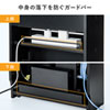 CB-BOXM1BK ケーブル&タップ、ルーター収納ボックス(ブラック) CB-BOXM1BK / ケーブル&タップ、ルーター収納ボックス(ブラック)