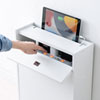 CB-BOXM1W ケーブル&タップ、ルーター収納ボックス(ホワイト) CB-BOXM1W / ケーブル&タップ、ルーター収納ボックス(ホワイト)