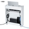 CB-BOXM1W ケーブル&タップ、ルーター収納ボックス(ホワイト) CB-BOXM1W / ケーブル&タップ、ルーター収納ボックス(ホワイト)