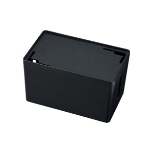 CB-BOXP1BKN / ケーブル＆タップ収納ボックス（ブラック）