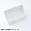 CB-BOXP1WN2 ケーブル&タップ収納ボックス(Sサイズ・ホワイト) CB-BOXP1WN2 / ケーブル&タップ収納ボックス(Sサイズ・ホワイト)