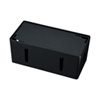 CB-BOXP2BKN2 / ケーブル＆タップ収納ボックス（Mサイズ・ブラック）