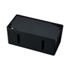 CB-BOXP2BKN2 ケーブル&タップ収納ボックス(Mサイズ・ブラック) CB-BOXP2BKN2 / ケーブル&タップ収納ボックス(Mサイズ・ブラック)