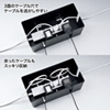 CB-BOXP2BKN2 ケーブル&タップ収納ボックス(Mサイズ・ブラック) CB-BOXP2BKN2 / ケーブル&タップ収納ボックス(Mサイズ・ブラック)