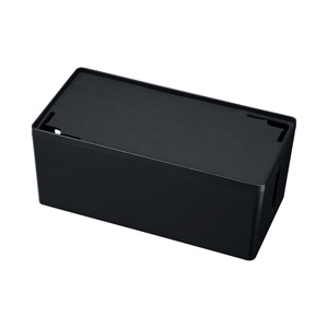 CB-BOXP2BKN / ケーブル＆タップ収納ボックス（ブラック）