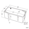 CB-BOXP2WN2 / ケーブル＆タップ収納ボックス（Mサイズ・ホワイト）
