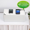 CB-BOXP2WN2 ケーブル&タップ収納ボックス(Mサイズ・ホワイト) CB-BOXP2WN2 / ケーブル&タップ収納ボックス(Mサイズ・ホワイト)