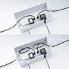 CB-BOXP2W ケーブル&タップ収納ボックス(ホワイト) CB-BOXP2W / ケーブル&タップ収納ボックス(ホワイト)