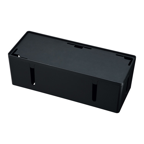 CB-BOXP3BKN2 / ケーブル＆タップ収納ボックス（Lサイズ・ブラック）