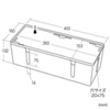 CB-BOXP3BKN2 / ケーブル＆タップ収納ボックス（Lサイズ・ブラック）