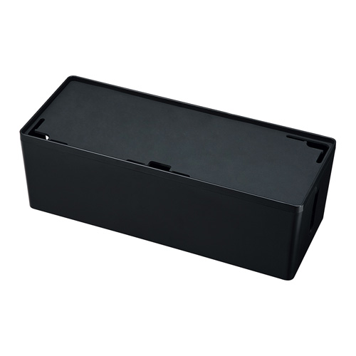 CB-BOXP3BKN / ケーブル＆タップ収納ボックス（ブラック）