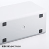 CB-BOXP7W / ケーブル＆タップ収納ボックス（ホワイト）