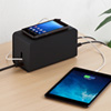 CB-BOXP8BK ケーブル&タップ収納ボックス(ブラック) CB-BOXP8BK / ケーブル&タップ収納ボックス(ブラック)