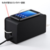 CB-BOXP8BK ケーブル&タップ収納ボックス(ブラック) CB-BOXP8BK / ケーブル&タップ収納ボックス(ブラック)
