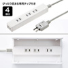 CB-BOXP8W ケーブル&タップ収納ボックス(ホワイト) CB-BOXP8W / ケーブル&タップ収納ボックス(ホワイト)