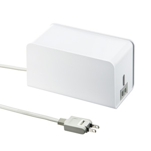 CB-BOXP8W / ケーブル&タップ収納ボックス(ホワイト)