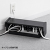 CB-BOXS4BKN ケーブル&タップ収納ボックス(ブラック) CB-BOXS4BKN / ケーブル&タップ収納ボックス(ブラック)