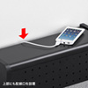 CB-BOXS4BKN ケーブル&タップ収納ボックス(ブラック) CB-BOXS4BKN / ケーブル&タップ収納ボックス(ブラック)