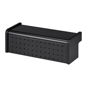 CB-BOXS4BK / ケーブル&タップ収納ボックス(1段・ブラック)