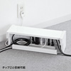 CB-BOXS4WN ケーブル&タップ収納ボックス(ホワイト) CB-BOXS4WN / ケーブル&タップ収納ボックス(ホワイト)
