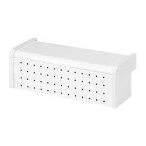 CB-BOXS4W / ケーブル&タップ収納ボックス(1段・ホワイト)