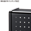 CB-BOXS5BK ケーブル&タップ収納ボックス(2段・ブラック) CB-BOXS5BK / ケーブル&タップ収納ボックス(2段・ブラック)