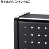 CB-BOXS5BK / ケーブル＆タップ収納ボックス（2段・ブラック）