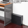 CB-BOXS5BK ケーブル&タップ収納ボックス(2段・ブラック) CB-BOXS5BK / ケーブル&タップ収納ボックス(2段・ブラック)