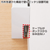 CB-BOXS5W / ケーブル＆タップ収納ボックス（2段・ホワイト）