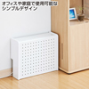 CB-BOXS5W / ケーブル＆タップ収納ボックス（2段・ホワイト）