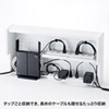 CB-BOXS6WN ケーブル&タップ収納ボックス(ホワイト) CB-BOXS6WN / ケーブル&タップ収納ボックス(ホワイト)