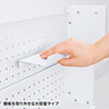 CB-BOXS6WN ケーブル&タップ収納ボックス(ホワイト) CB-BOXS6WN / ケーブル&タップ収納ボックス(ホワイト)