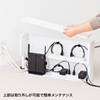 CB-BOXS6WN ケーブル&タップ収納ボックス(ホワイト) CB-BOXS6WN / ケーブル&タップ収納ボックス(ホワイト)