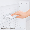 CB-BOXS6W ケーブル&タップ収納ボックス(ホワイト) CB-BOXS6W / ケーブル&タップ収納ボックス(ホワイト)