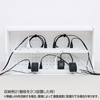CB-BOXS6W ケーブル&タップ収納ボックス(ホワイト) CB-BOXS6W / ケーブル&タップ収納ボックス(ホワイト)