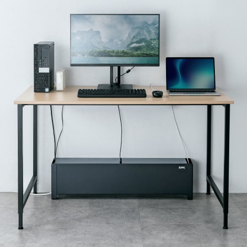 CB-BOXS9BK / ケーブル＆タップ収納ボックス