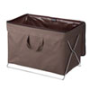 CB-BOXTW1BR 折りたたみ式蓋付き手荷物収納ボックス(ブラウン) CB-BOXTW1BR / 折りたたみ式蓋付き手荷物収納ボックス(ブラウン)