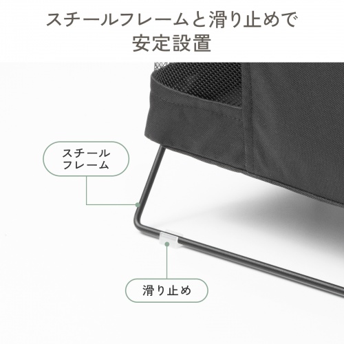 CB-BOXTW2BK / 折りたたみ式手荷物収納（角型）