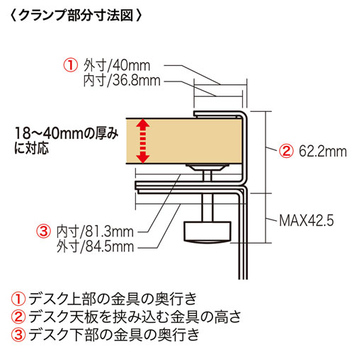 CB-CT1 / ケーブル配線トレー　アクリル　深型　汎用タイプ