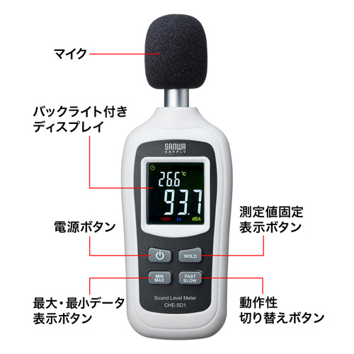 CHE-SD1 / デジタル騒音計