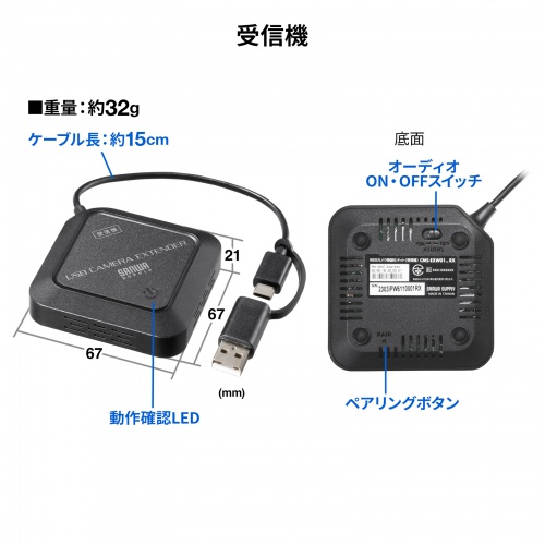 CMS-EXW01 / WEBカメラ無線化キット