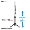 CMS-STN2BK WEBカメラ用LEDライト付きスタンド(テレワーク) CMS-STN2BK / WEBカメラ用LEDライト付きスタンド(テレワーク)