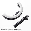 CMS-STN2BK WEBカメラ用LEDライト付きスタンド(テレワーク) CMS-STN2BK / WEBカメラ用LEDライト付きスタンド(テレワーク)