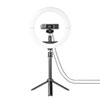 CMS-STN2BK WEBカメラ用LEDライト付きスタンド(テレワーク) CMS-STN2BK / WEBカメラ用LEDライト付きスタンド(テレワーク)