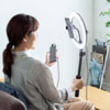 CMS-STN2BK WEBカメラ用LEDライト付きスタンド(テレワーク) CMS-STN2BK / WEBカメラ用LEDライト付きスタンド(テレワーク)
