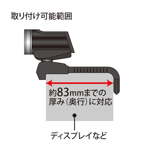 CMS-V37BK / FULL HD WEBカメラ（ブラック）