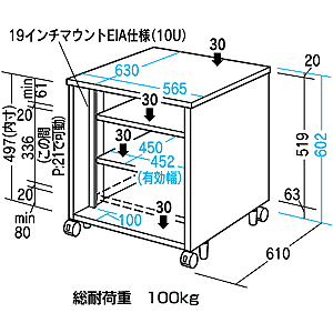 CP-016K / 19インチマウントボックス
